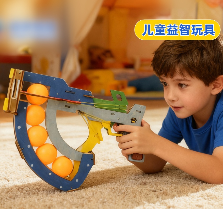 Table Tennis Gun - Детские развивающие игрушки DIY пистолет для
