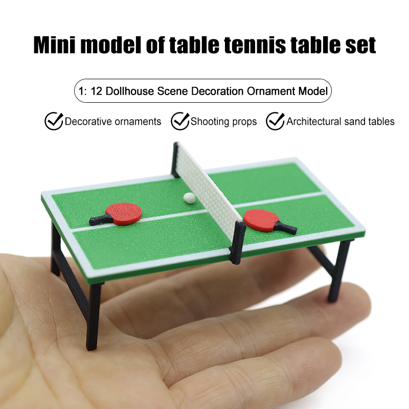 Table Tennis Reference - Миниатюрная спортивная мебель для кукольного домика