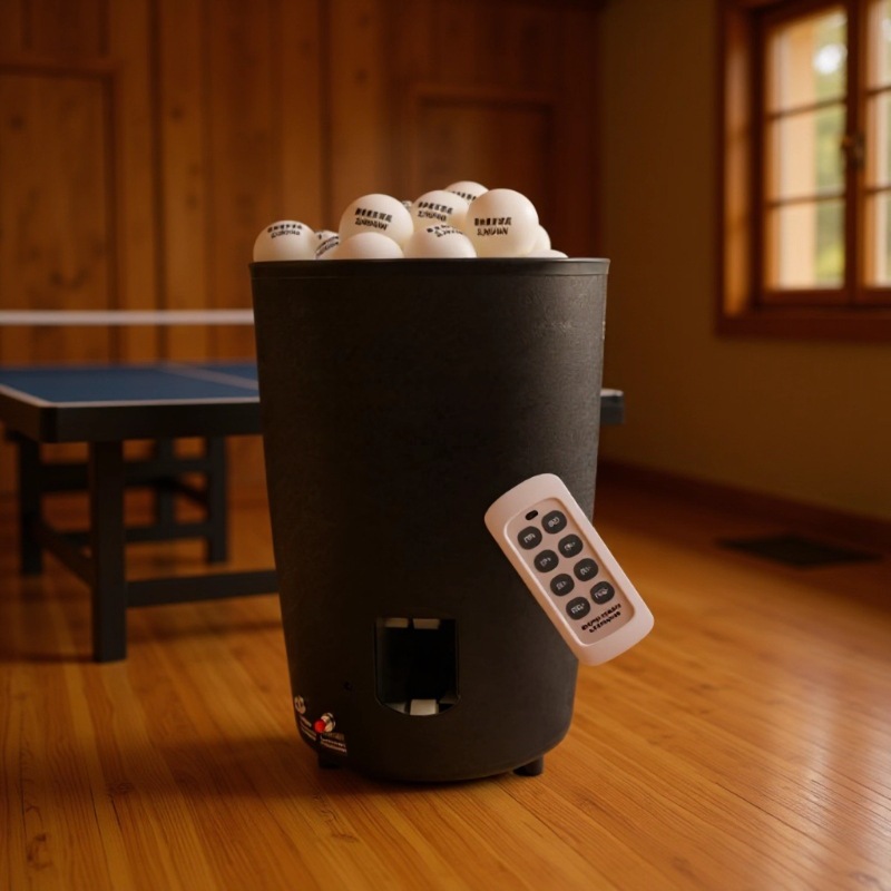 Портативная автоматическая маш – обзор и цена Table Tennis Launcher